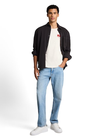 TOM TAILOR DENIM Тениска в бяло