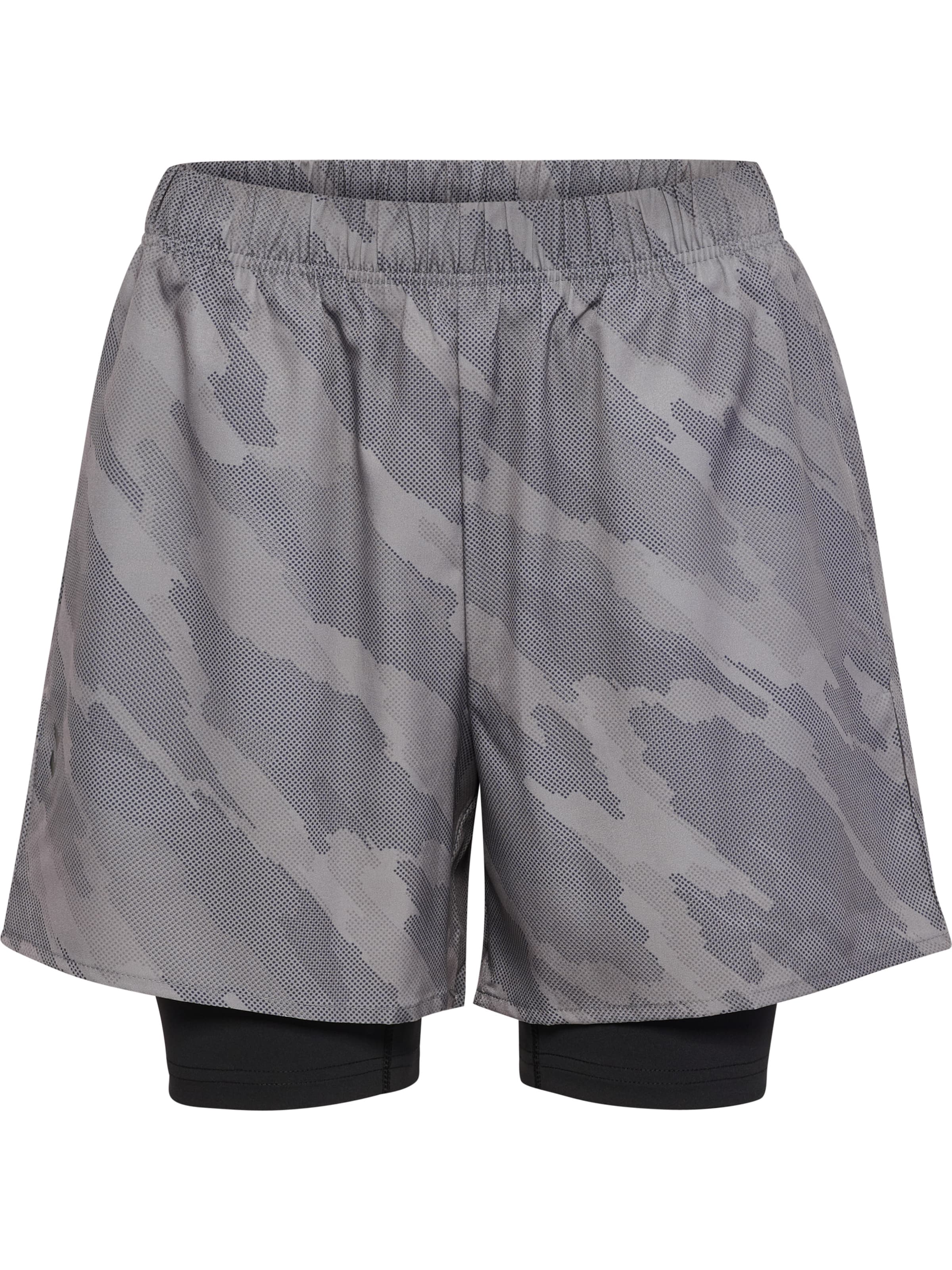 Regular Pantalon de sport Hummel en gris : devant