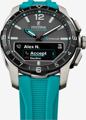 FESTINA Digitaluhr in Blau: Vorderseite