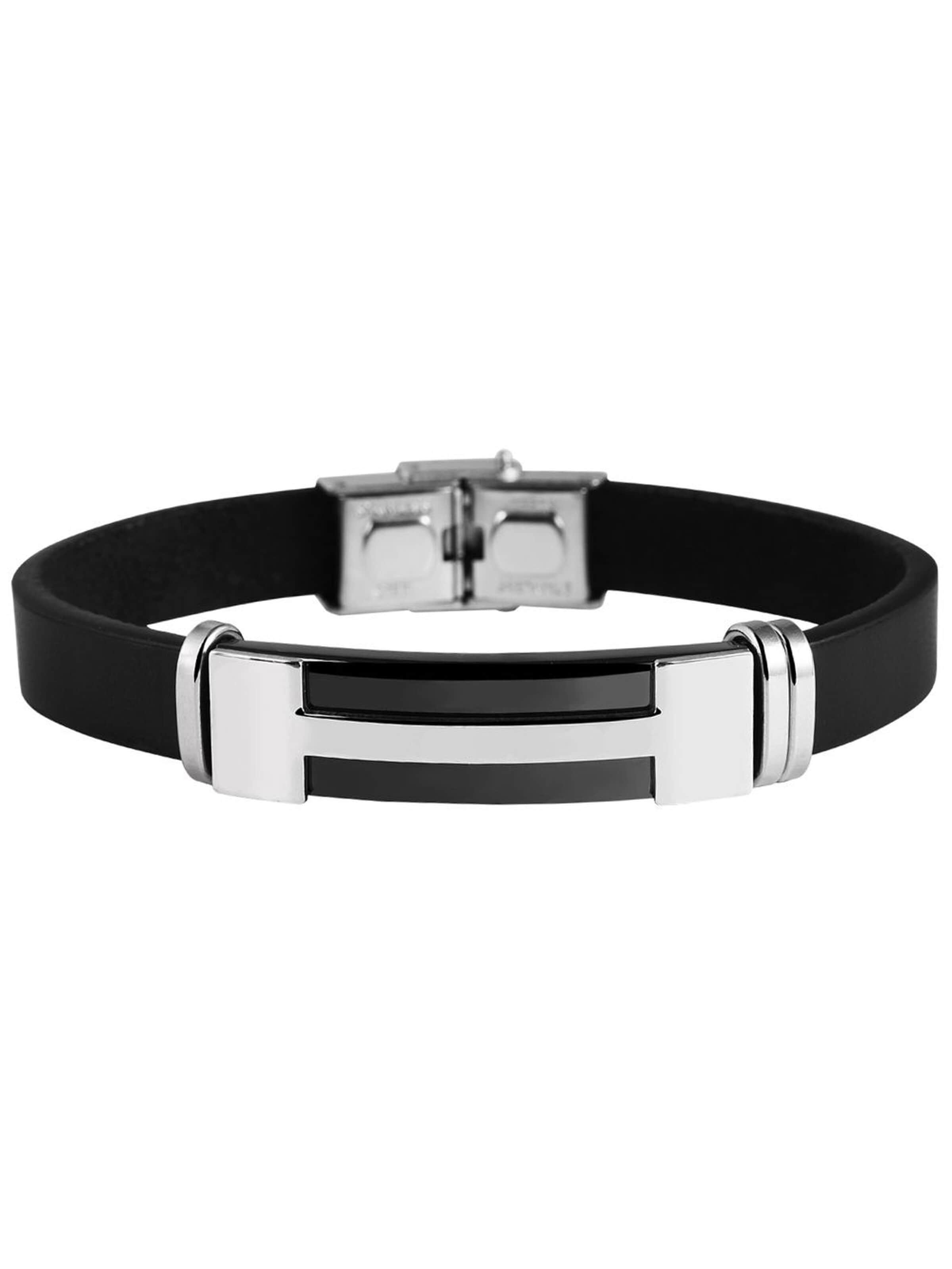 Akzent Bracelet 'Saleh' in Black: front