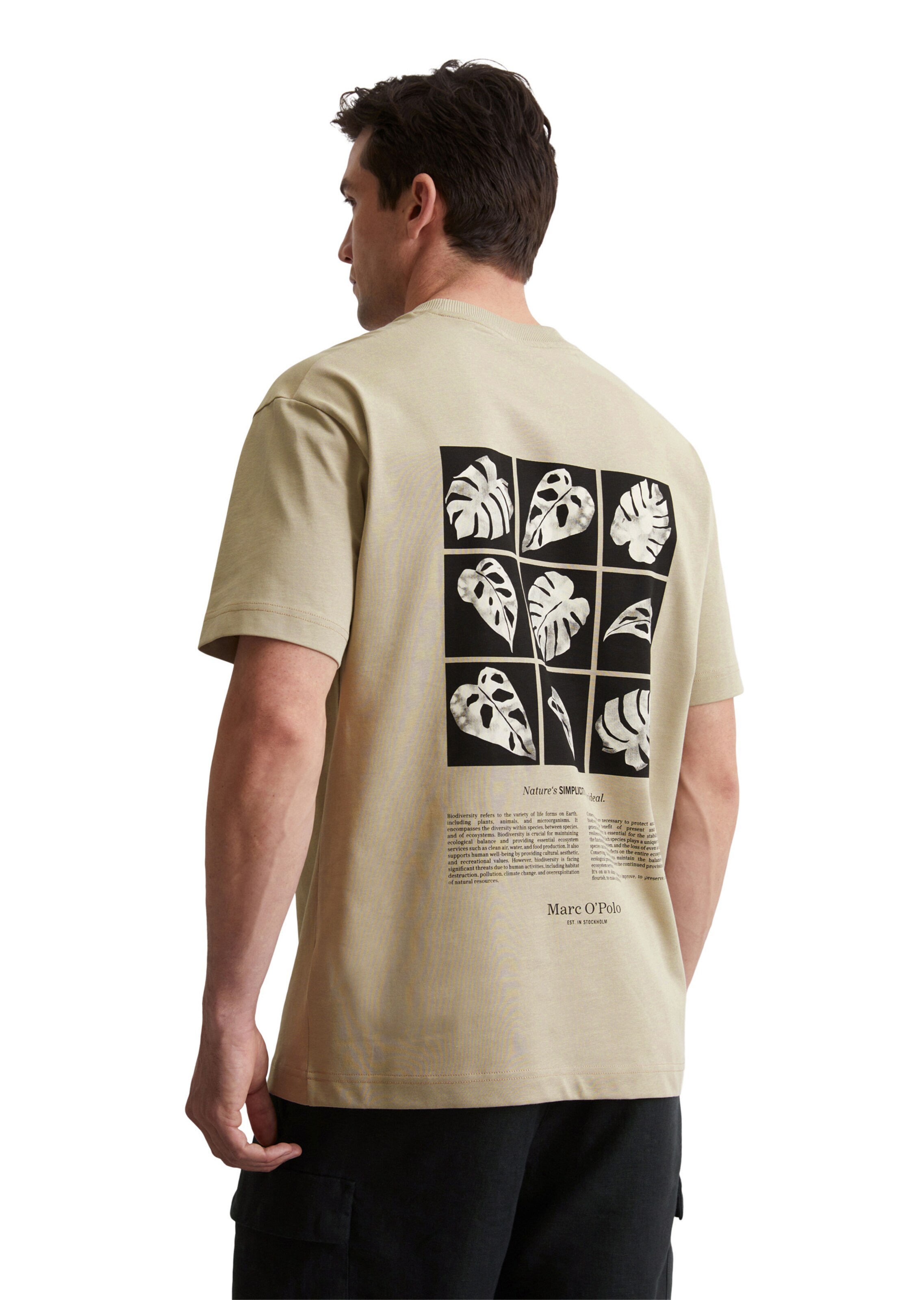 Marc O'Polo Shirt in Beige: front