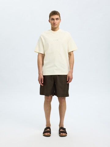 SELECTED HOMME Loosefit Nadrág 'SLHMAGNUS' - zöld