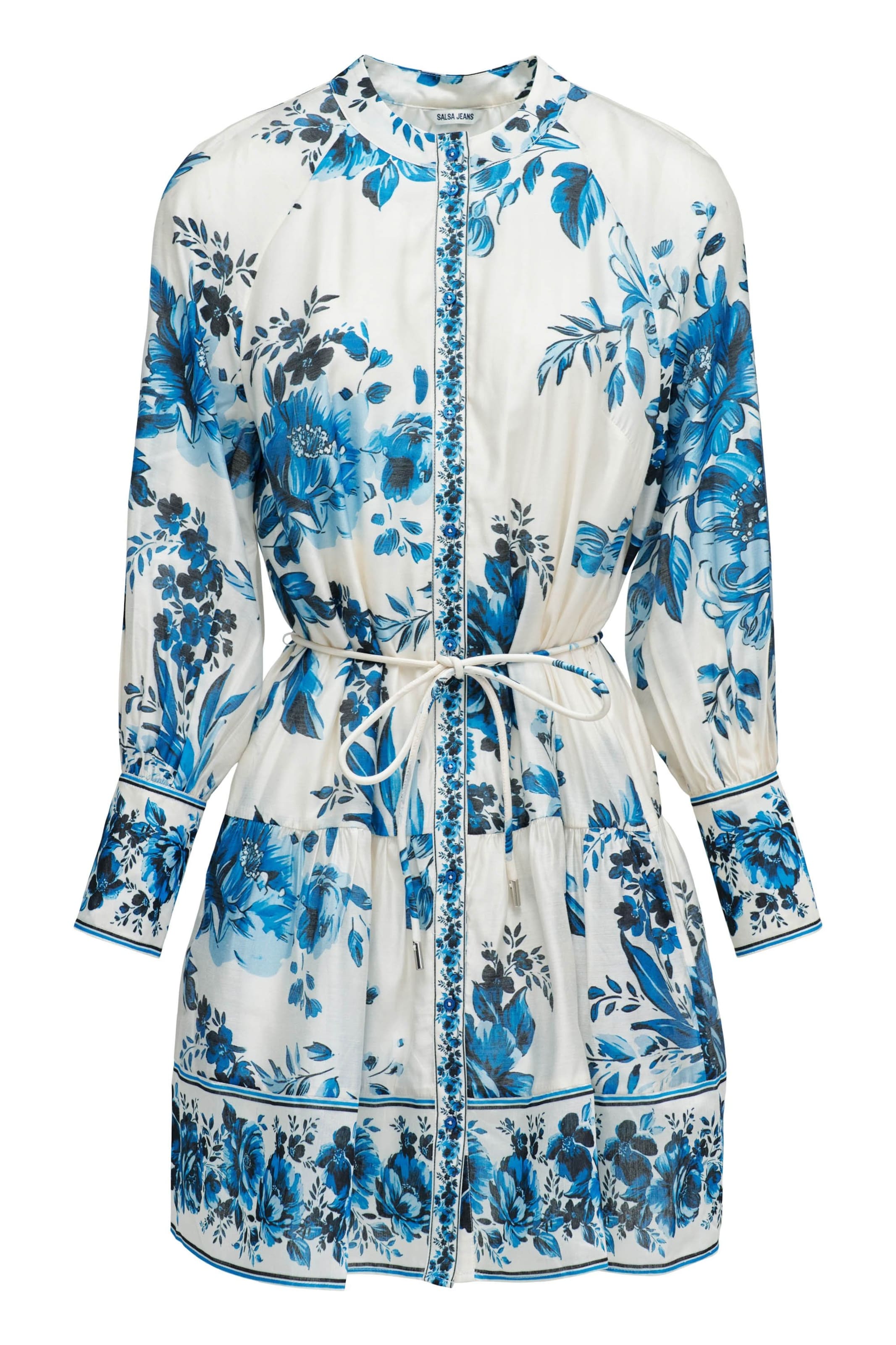 Salsa Jeans Dress in 42 in Blue / White, Item view