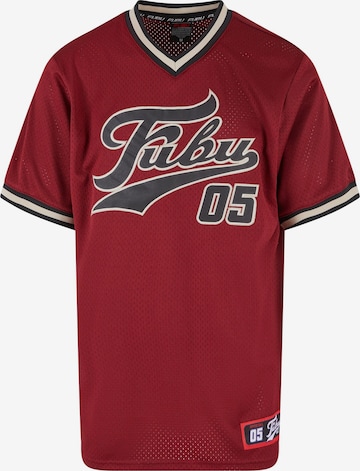 FUBU Shirt 'Varsity' in Rot: predná strana