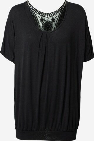 T-shirt LASCANA en noir : devant