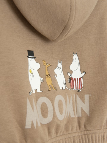 Cool Club Sweatjacka i brun