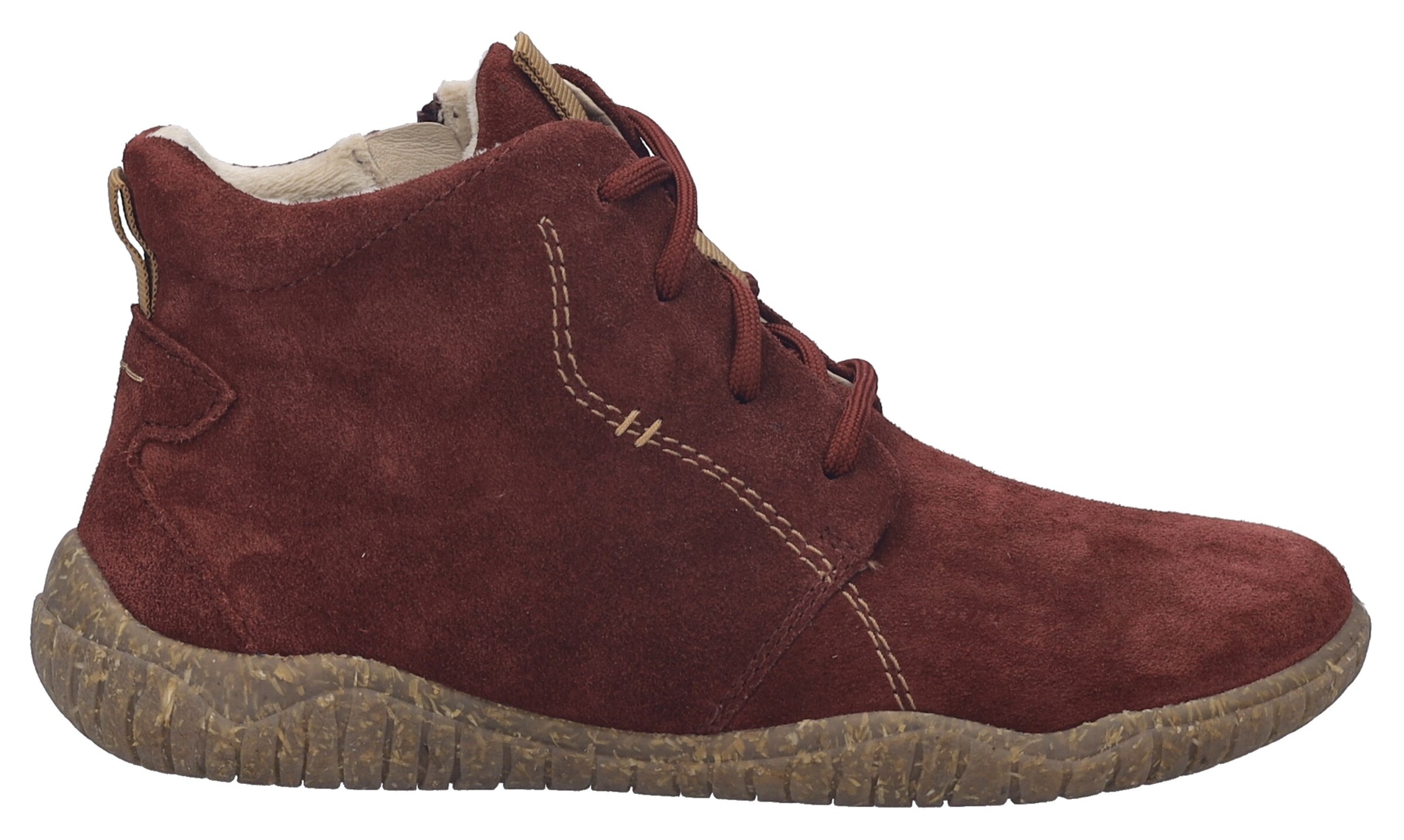 JOSEF SEIBEL Lace-Up Ankle Boots in Red