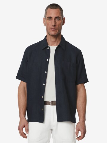 Marc O'Polo Regular fit Button Up Shirt in Blue: front