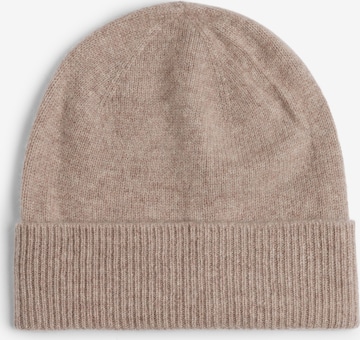 Marie Lund Beanie in Beige: front
