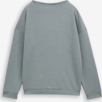 TOM TAILOR Sweatshirt in Grün: Vorderseite