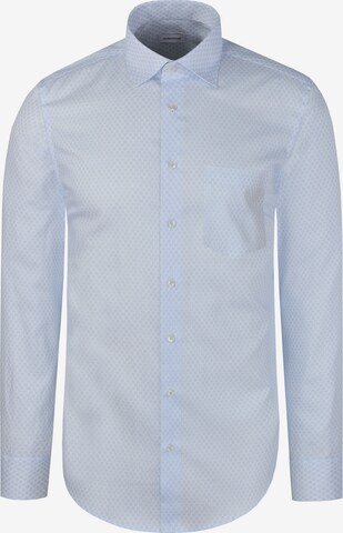 Coupe regular Chemise business SEIDENSTICKER en bleu : devant