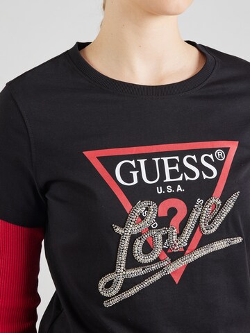 Maglietta di GUESS in nero
