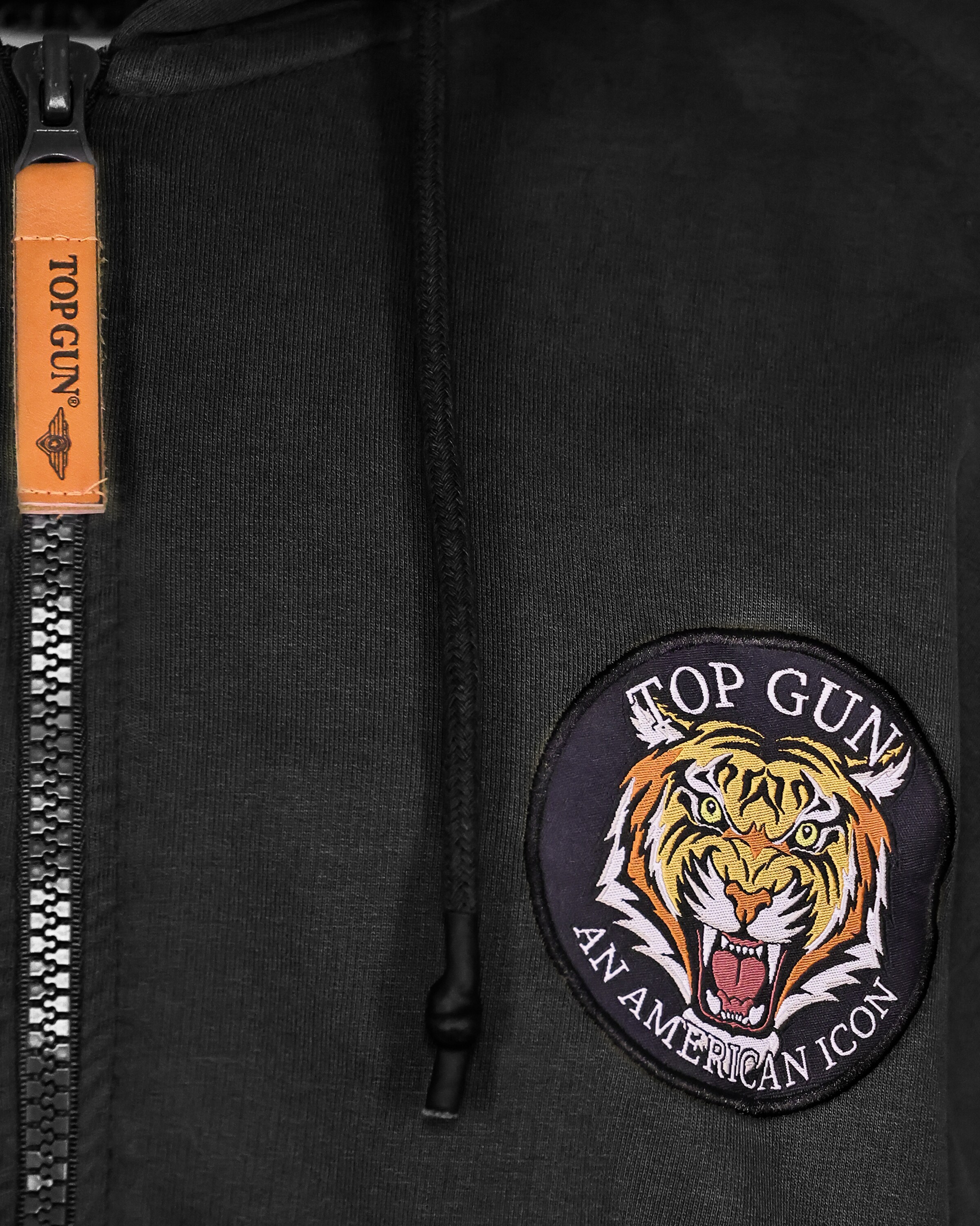 TOP GUN Sweatvest ' ' in Zwart