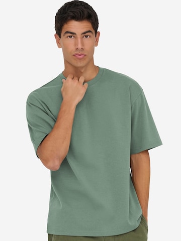 Only & Sons Shirt 'Caspian' in Green