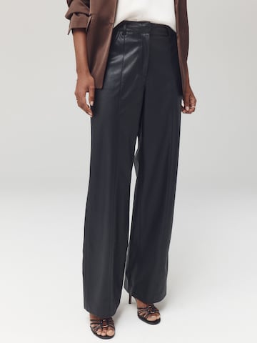 Next Wide leg Broek in Zwart: voorkant