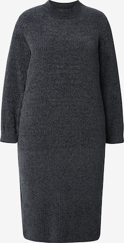 Robes en maille Ulla Popken en gris : devant