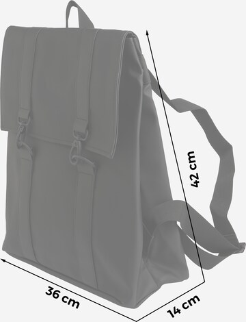 RAINS Backpack 'MSN' in Black