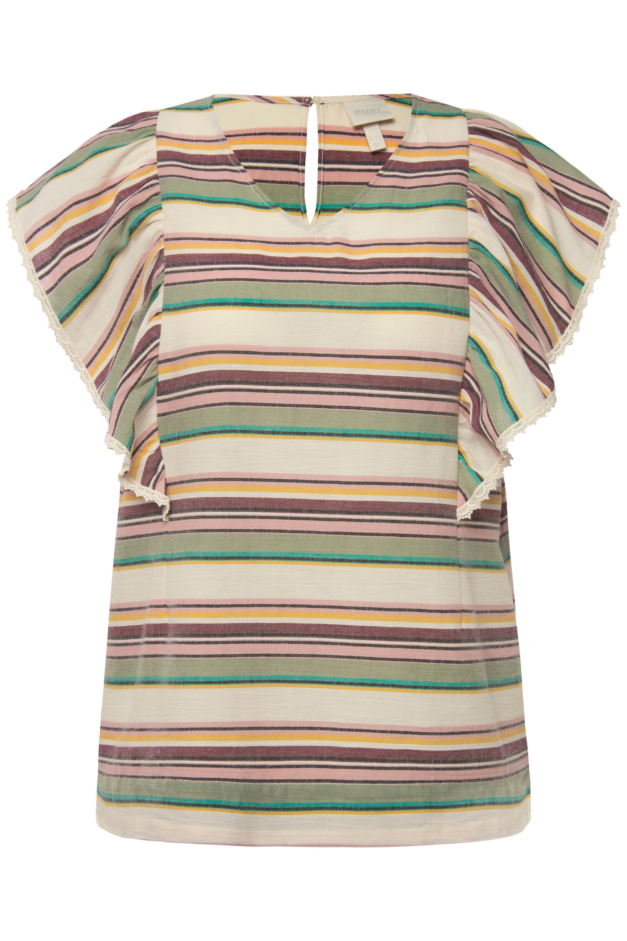 Ulla Popken Bluse in Mischfarben: Vorderseite