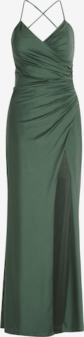 Vera Mont Abendkleid figurbetont in Grün: Vorderseite