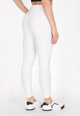 faina Athlsr Skinny Workout Pants in White