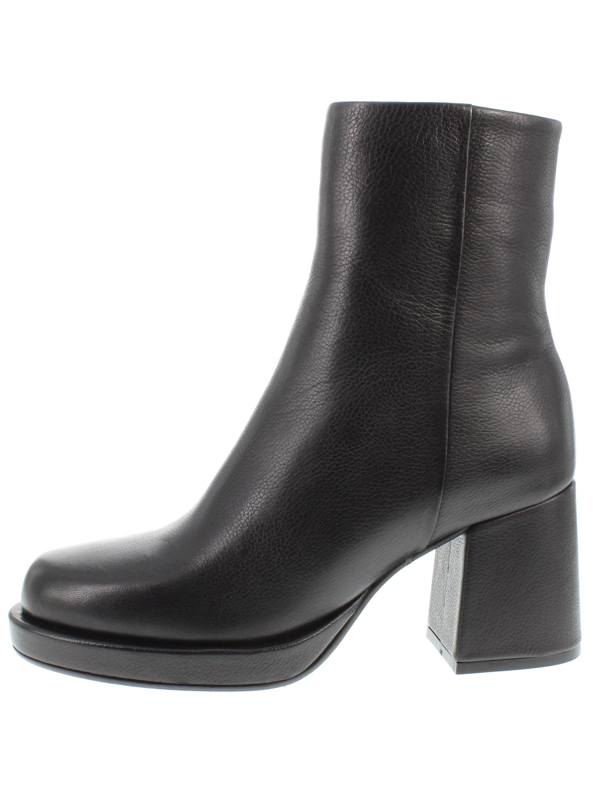 XAVER LUIS Schuhmanufaktur Booties 'TAMINA- Plateau-Stiefelette' in 36 in Black, Item view