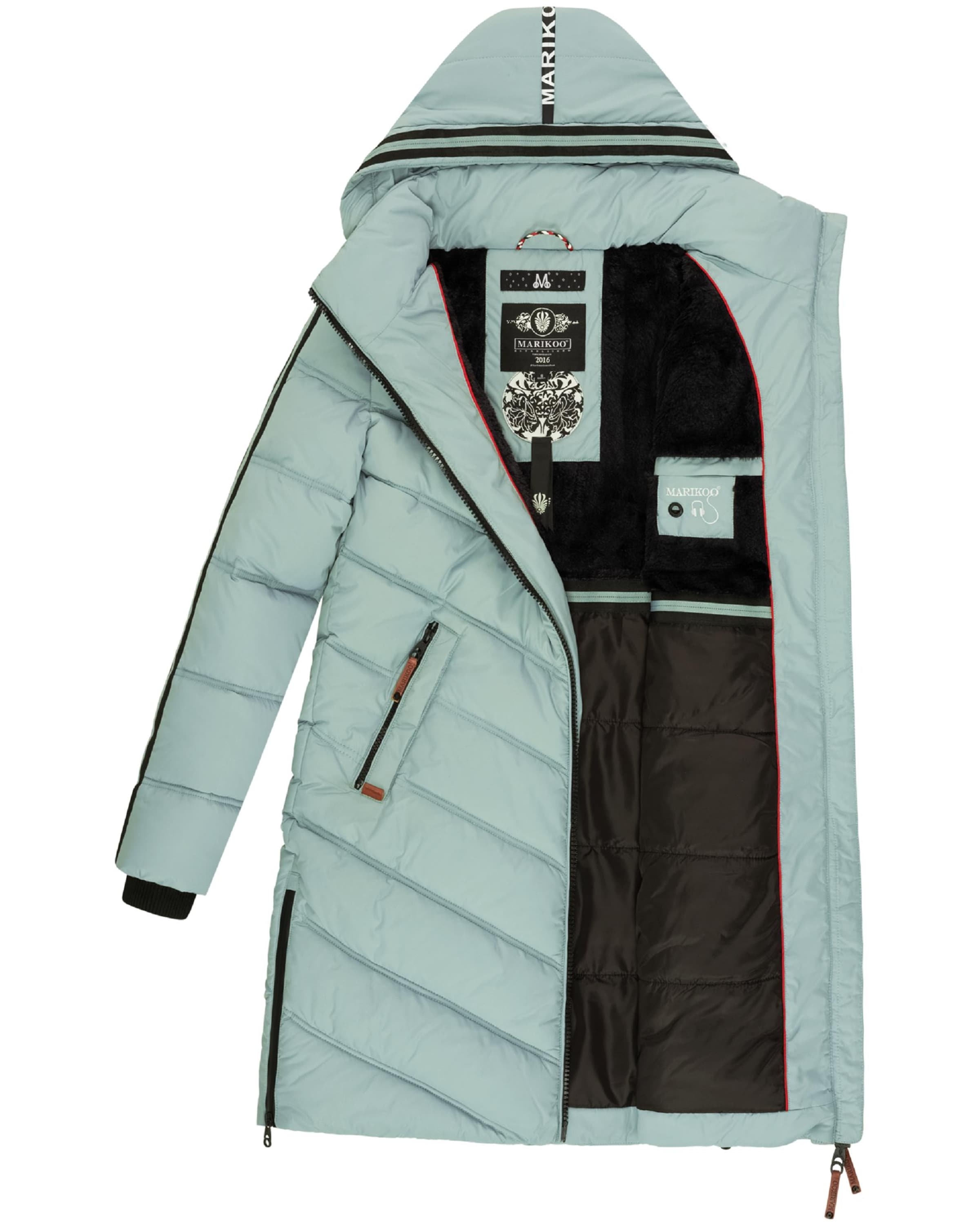 MARIKOO Зимнее пальто 'Armasa' в Зеленый