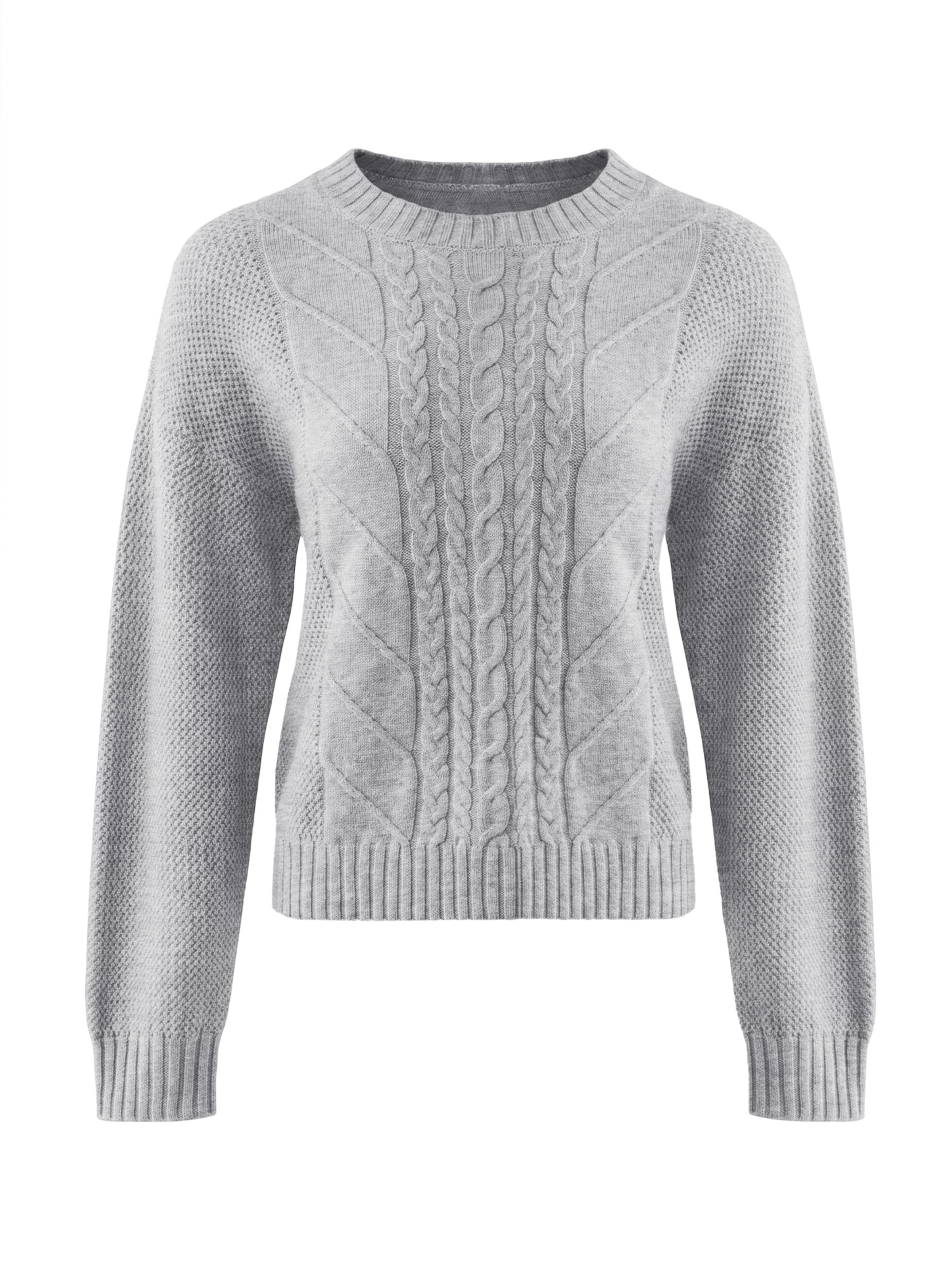 Imily Bela Pullover in Grau: Vorderseite