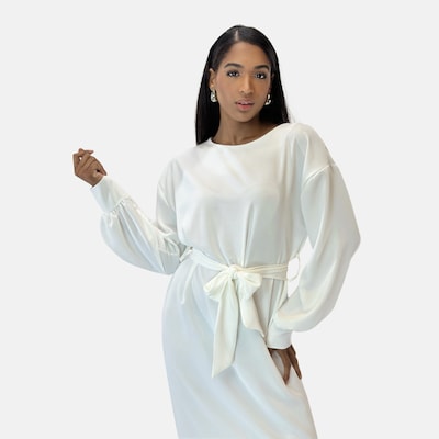 Elara Dress in 34-42 in White, Item view