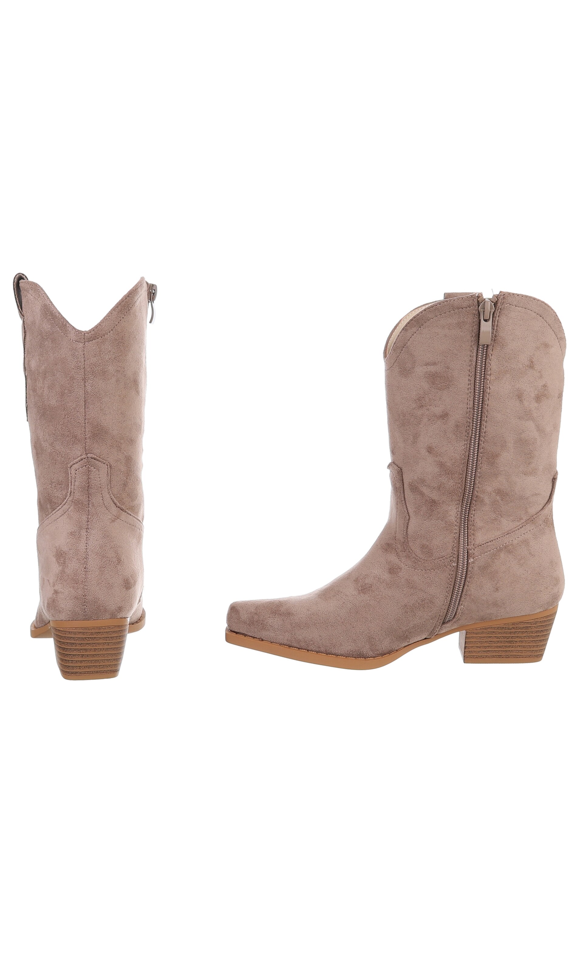 Ital-Design Cowboy Boots in Brown