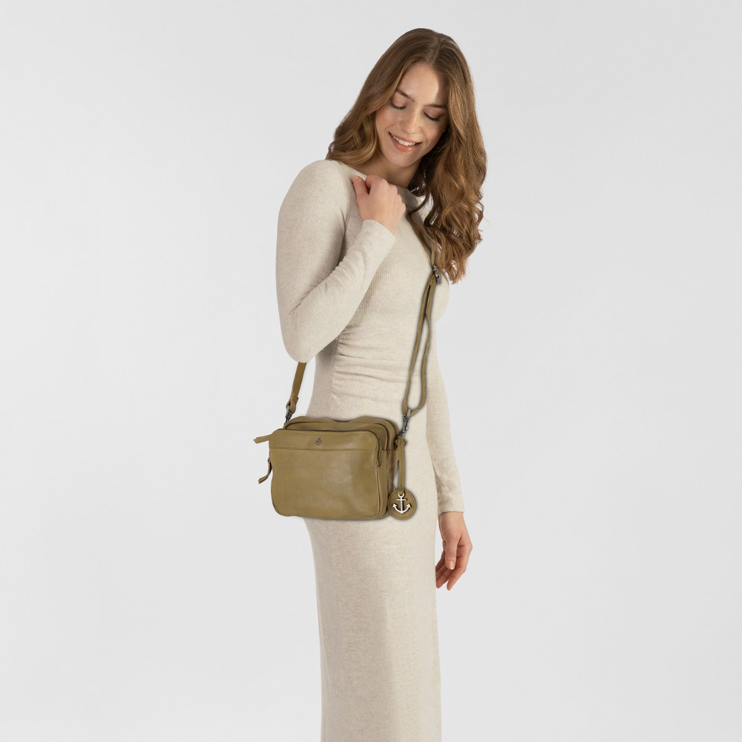 Borsa a tracolla di Harbour 2nd in verde