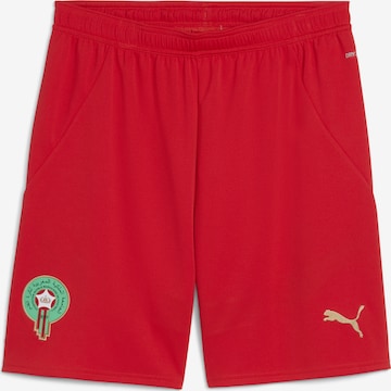 PUMA Regular Sportbroek 'Marokko 2025' in Rood: voorkant