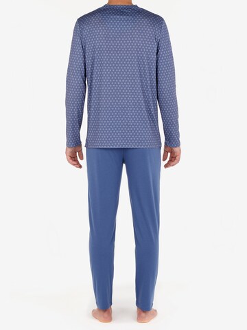 HOM Long Pajamas 'Giens' in Blue