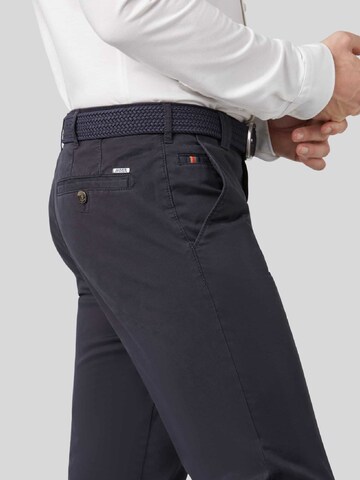 MEYER Regular Chino Pants 'Roma' in Blue