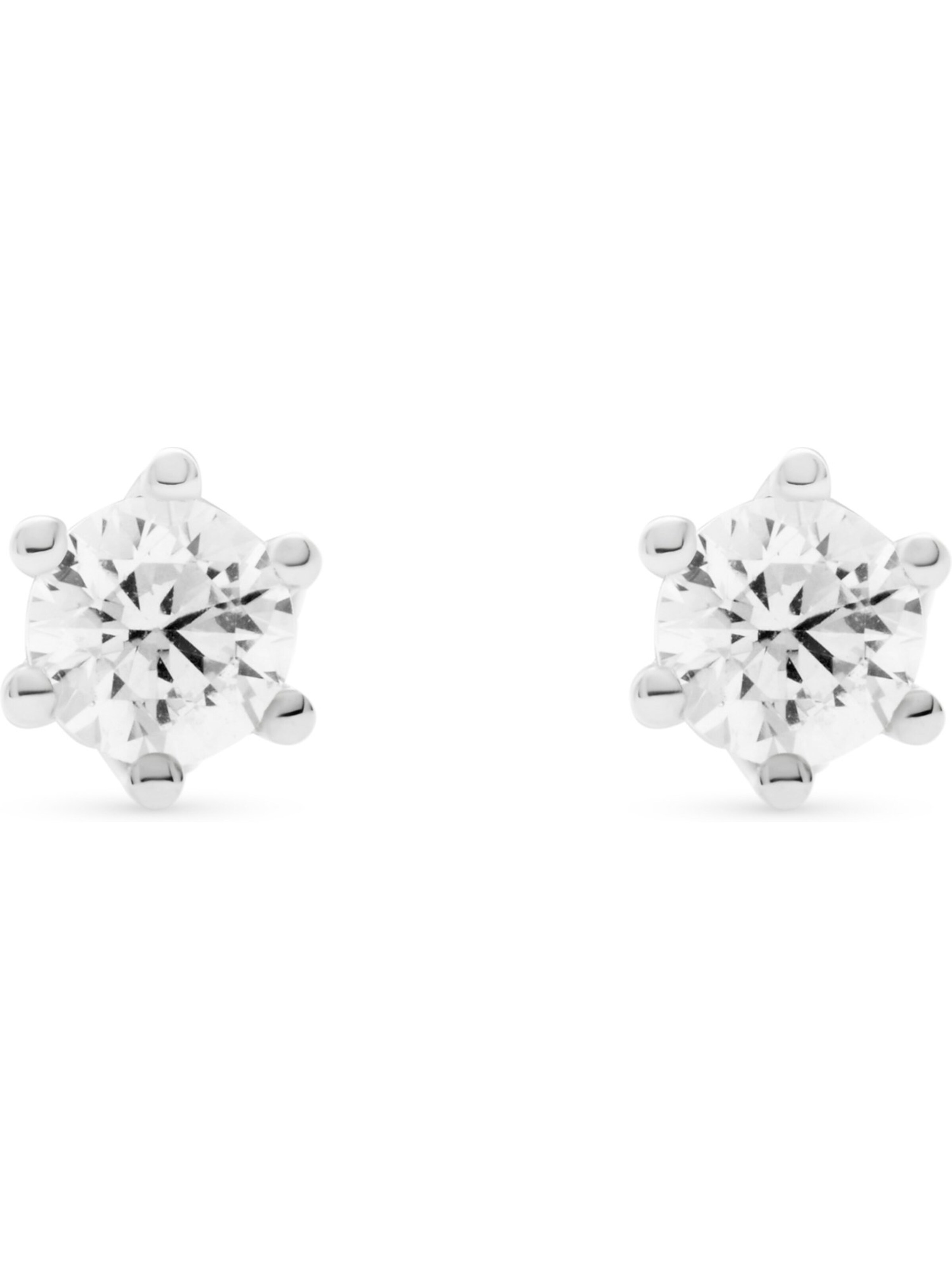 FAVS Earrings in Silver: front