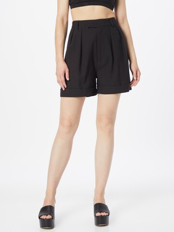 Gina Tricot Loosefit Shorts 'Mimmi' in Schwarz: predná strana