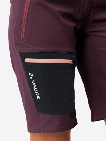 VAUDE Regular Outdoor trousers ' W Badile STS ' in Purple