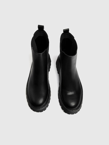 Pull&BearChelsea čizme - crna boja