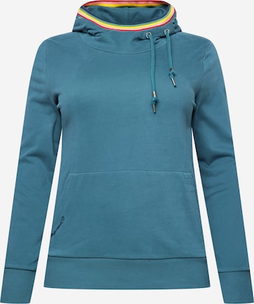 Ragwear Plus Sweatshirt in Blau: predná strana