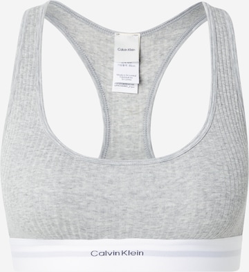 Bustier Soutien-gorge Calvin Klein Underwear en gris : devant