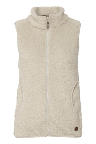 Oxmo Vest 'THERI' in Beige: front