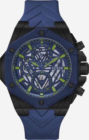 Orologio analogico ' FORMULA ' di GUESS in blu: frontale