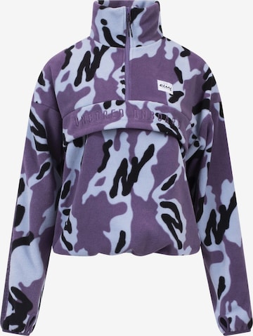 Pull-over de sport Eivy en violet : devant