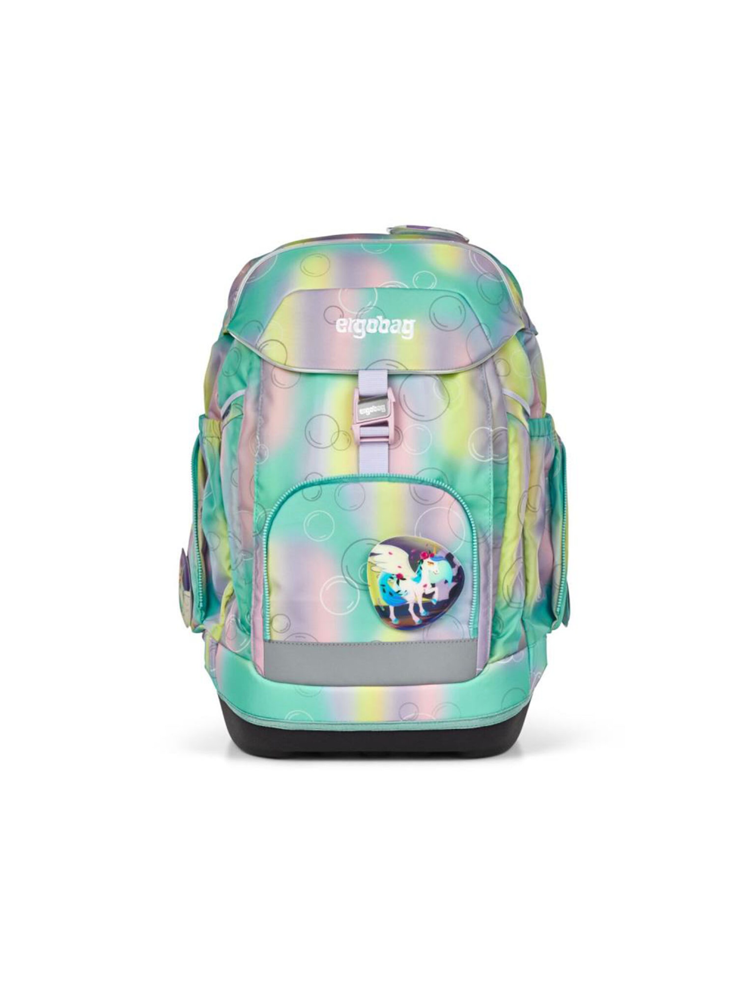 ergobag Backpack 'Maxi Schulrucksack Set 6tlg.' in Blue: front