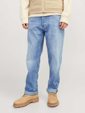 Regular Jeans 'Chris Wood' de la JACK & JONES pe albastru: față