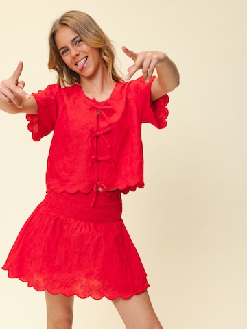 Chemisier Looxs Revolution en rouge : devant