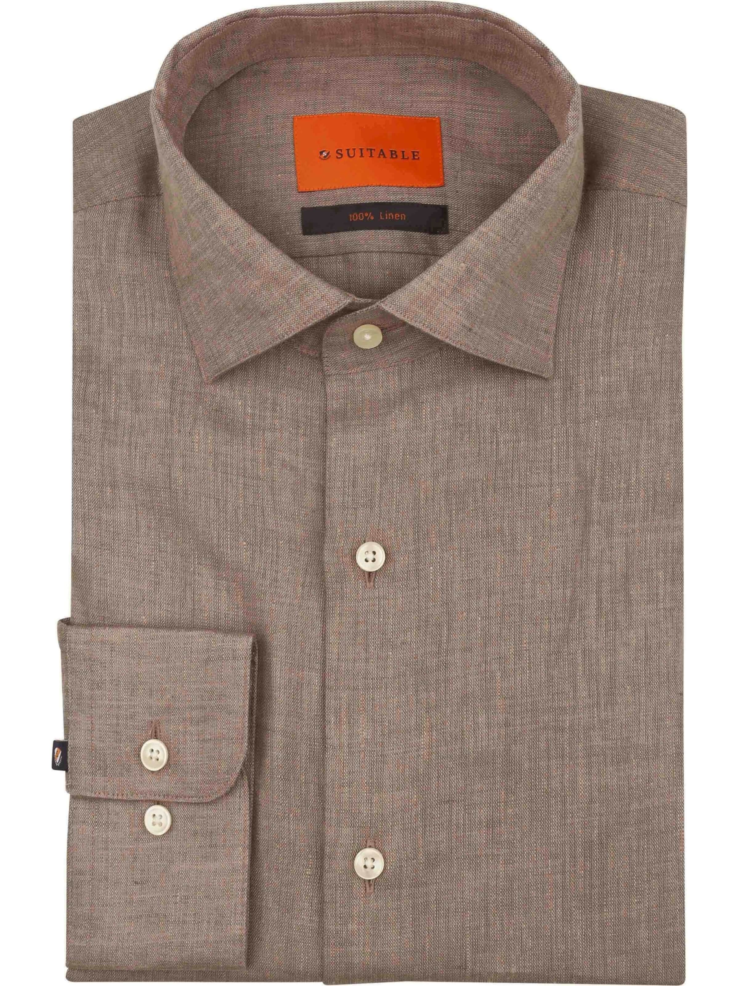 Suitable Comfort Fit Hemd‌‌‌‌‌‌ in Grau