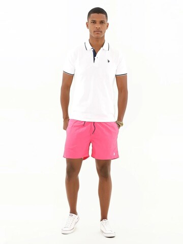 U.S. POLO ASSN. Badeshorts in Pink: Vorderseite