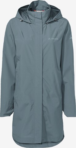 VAUDE Outdoormantel 'Mineo' in Blauw: voorkant