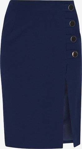 Jupe faina en bleu : devant