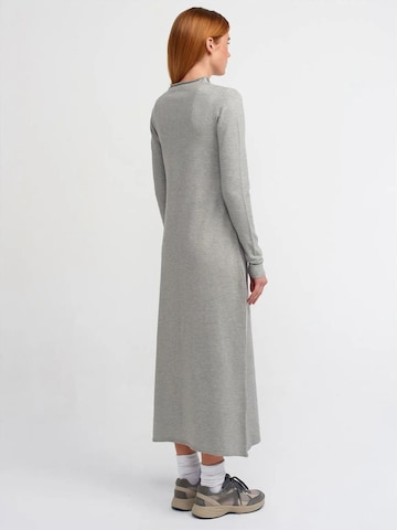 Dilvin Knit dress 'Midi' in Grey